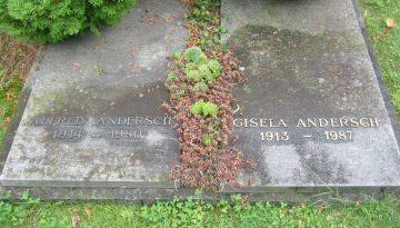 Grabmal Alfred und Gisela Andersch