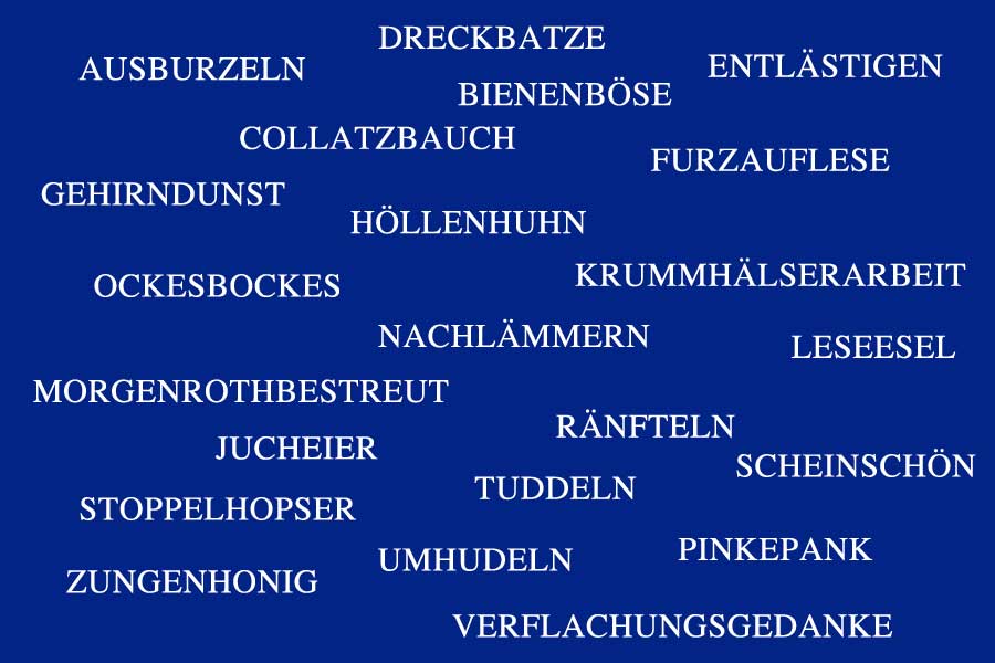Auswahl unbekannter Wortschönheiten aus dem Grimmschen Wörterbuch